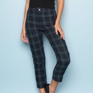 BRANDY MELVILLE plaid Tilden pants